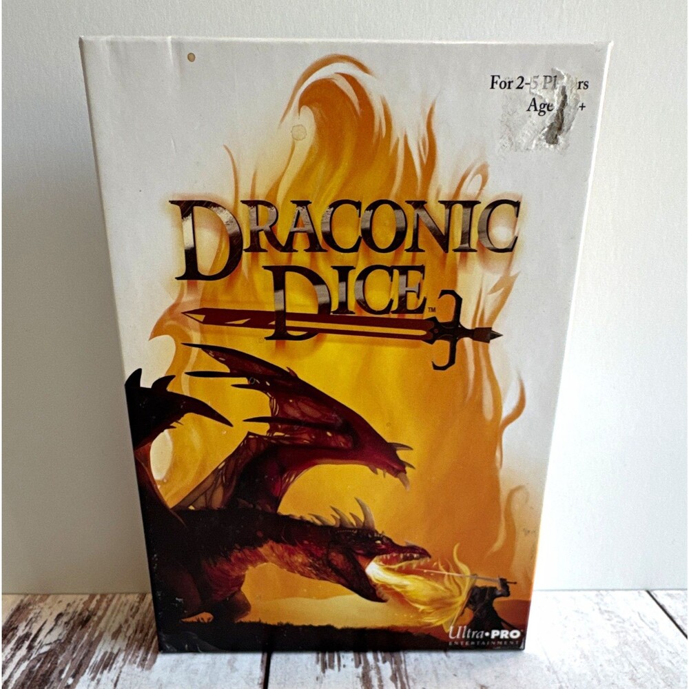 New Ultra PRO Draconic Dice Fantasy Dice Game w/ Instructions 2-5P Ages 8+